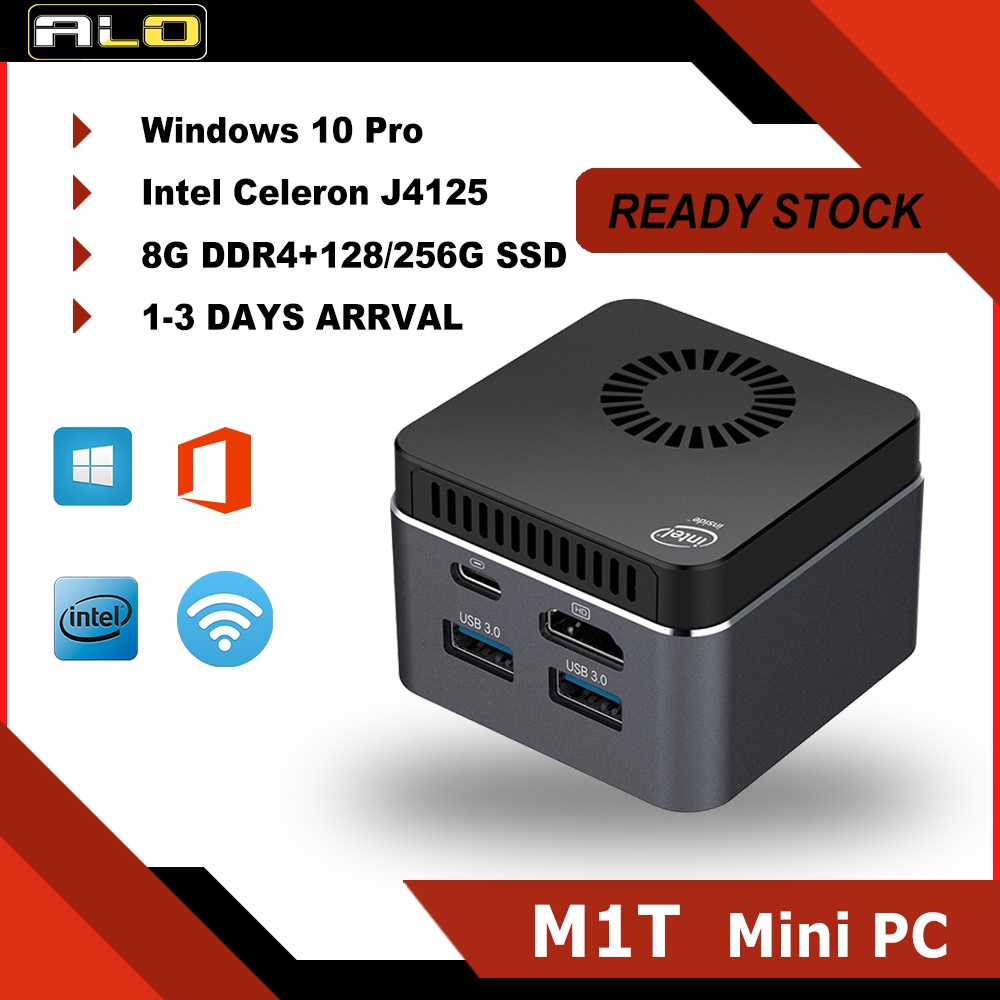 Beelink M1T Mini PC Computer Intel Celeron J4125 8GB DDR4 Win10