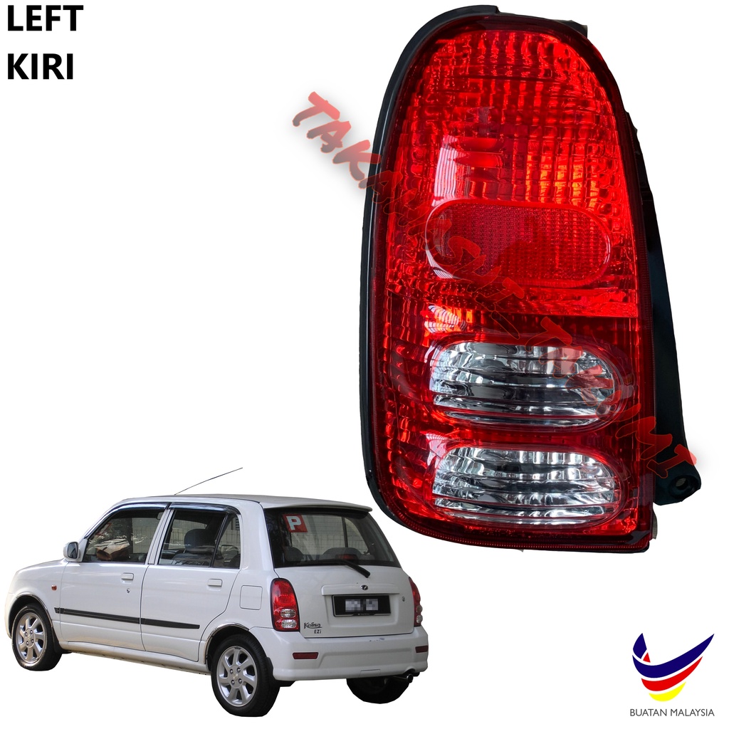 Perodua Kelisa Old New Model Lama Baru Back Rear Left Kiri Passenger