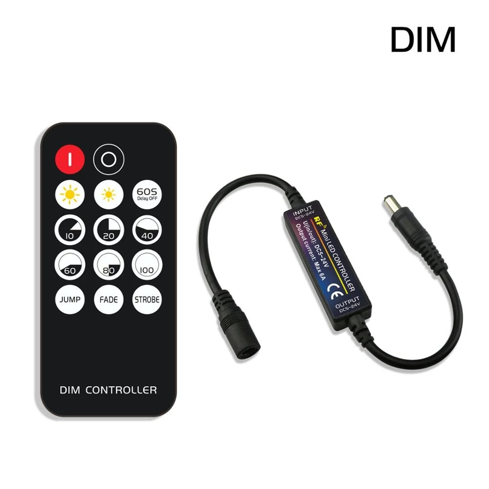 RF Wireless Remote 14/17/21/28Key LED Light Strip Controller for DC5