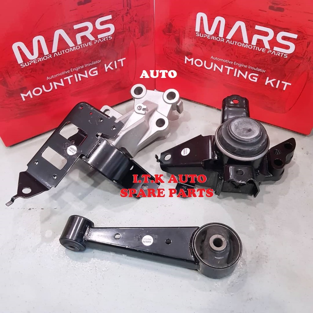 MARS ENGINE MOUNTING FULL SET THAILAND GENUINE FOR PERODUA AXIA (AUTO ...