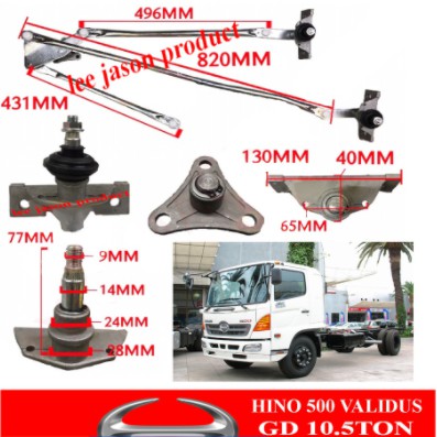 Hino Validus Gd Ton Kepala Kecil Wiper Link Assy Shopee Malaysia