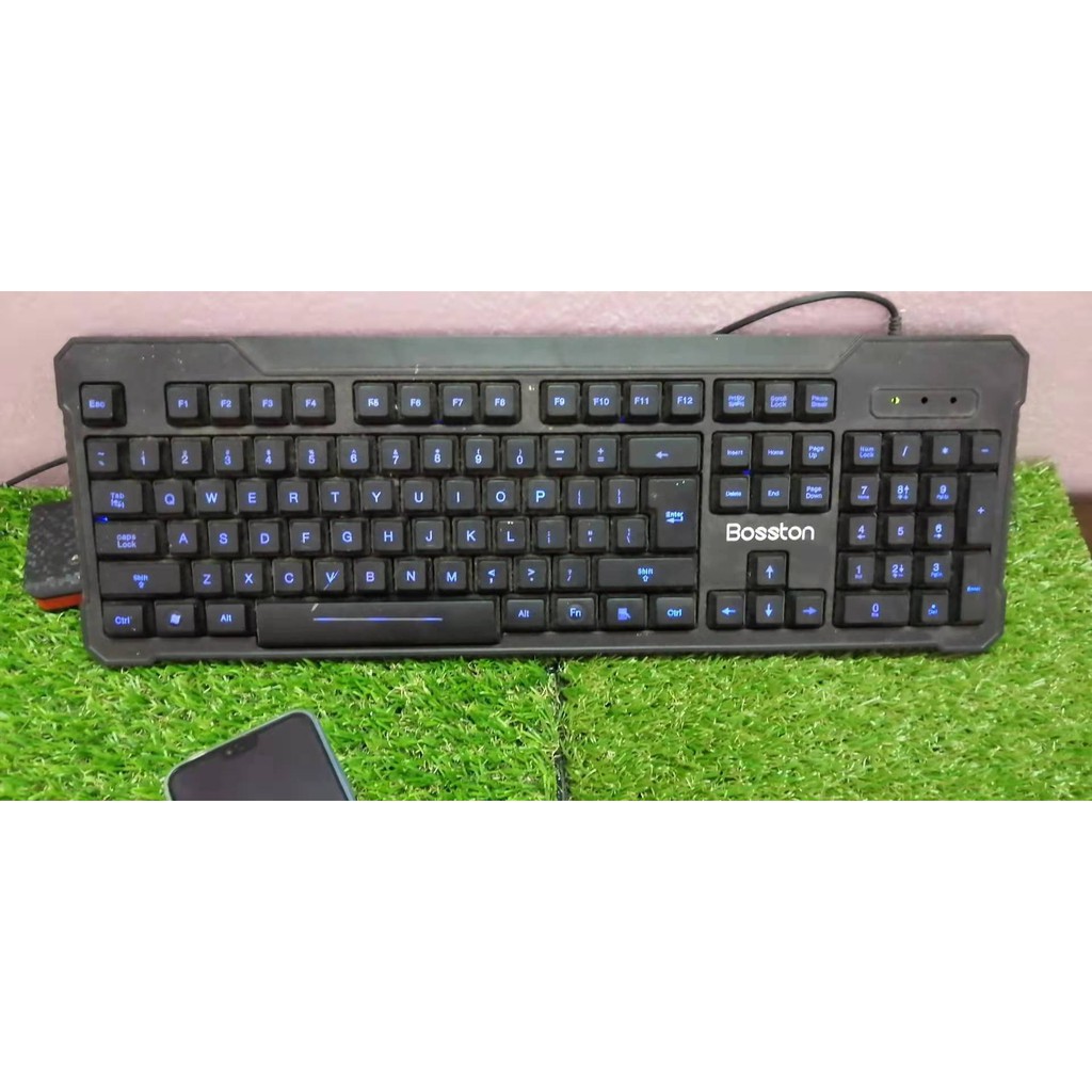 LED BLUE LIGHT KEYBOARD | Shopee Malaysia