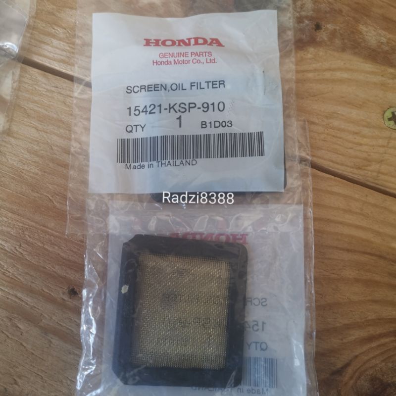 OIL FILTER SCREEN/PENAPIS MINYAK HITAM/ENGINE EX5 DREAM/WAVE100 100% ...
