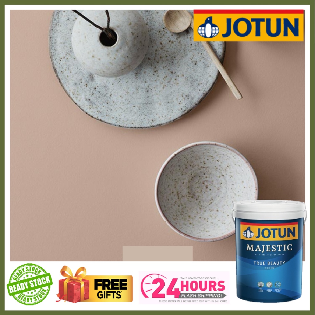 JOTUN 5L 12086 RUSTIC PINK Majestic True Beauty Sheen /Cat Dalam Kilat ...