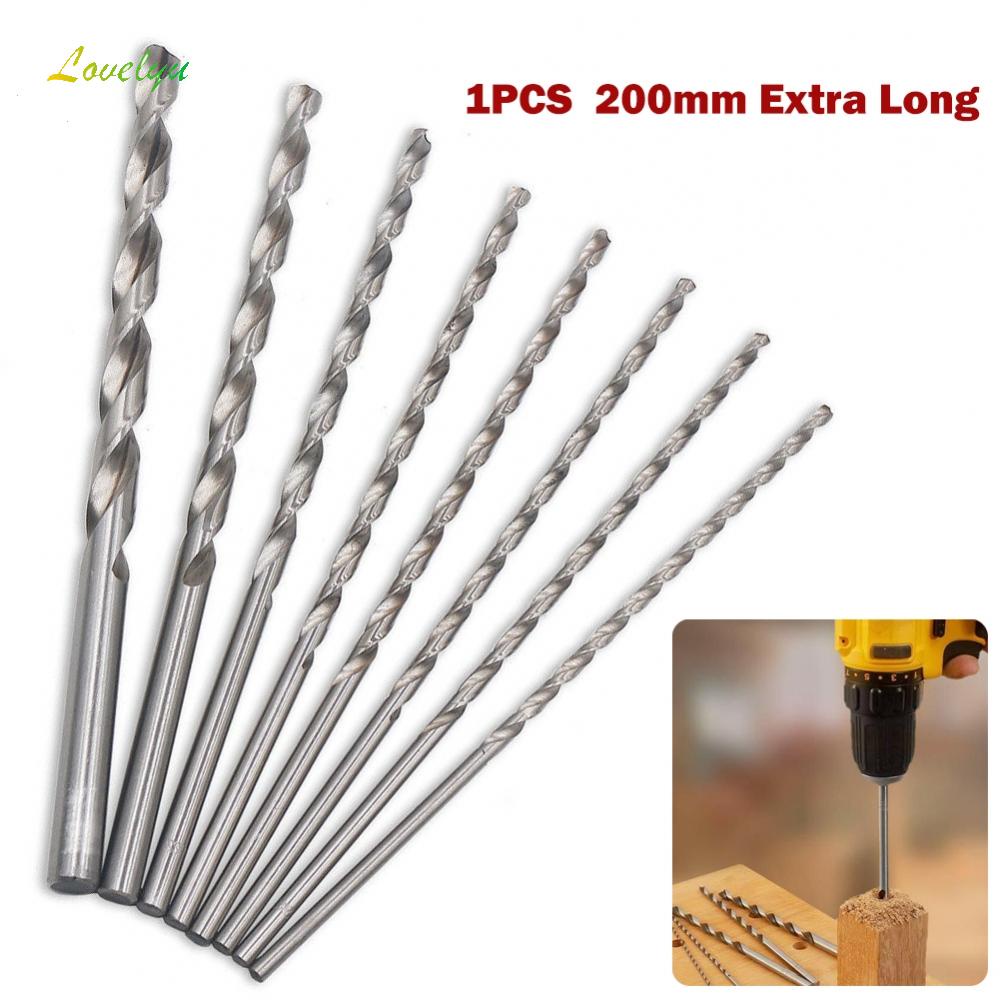 200mm Extra Long Straight Shank High Speed Steel HSS Twist Drill Bits ...