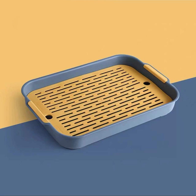 Plastic Serving Tray / Food Storage Tray With Filter / Tray Cawan ...