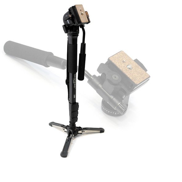Yunteng VCT288 Fluid Base Video Monopod with Fluid Head Shopee Malaysia
