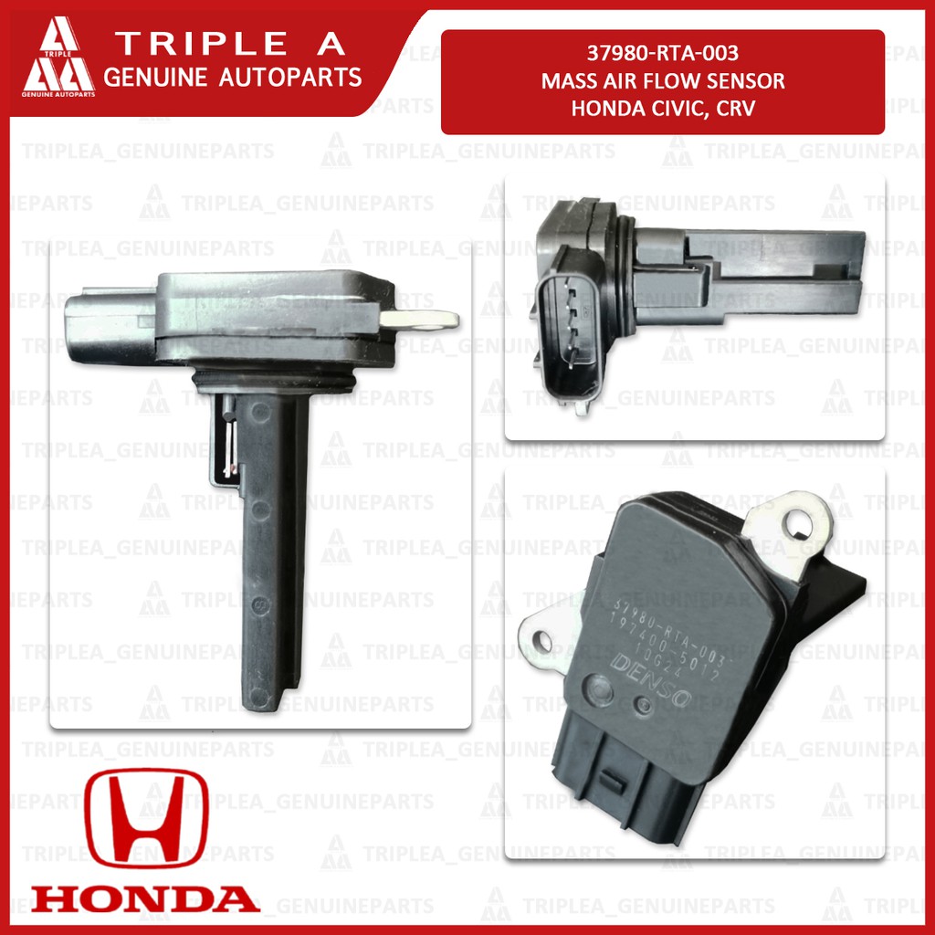 37980-RTA-003 Mass Air Flow Meter Sensor Honda Civic SNA 2.0 CRV MAF ...