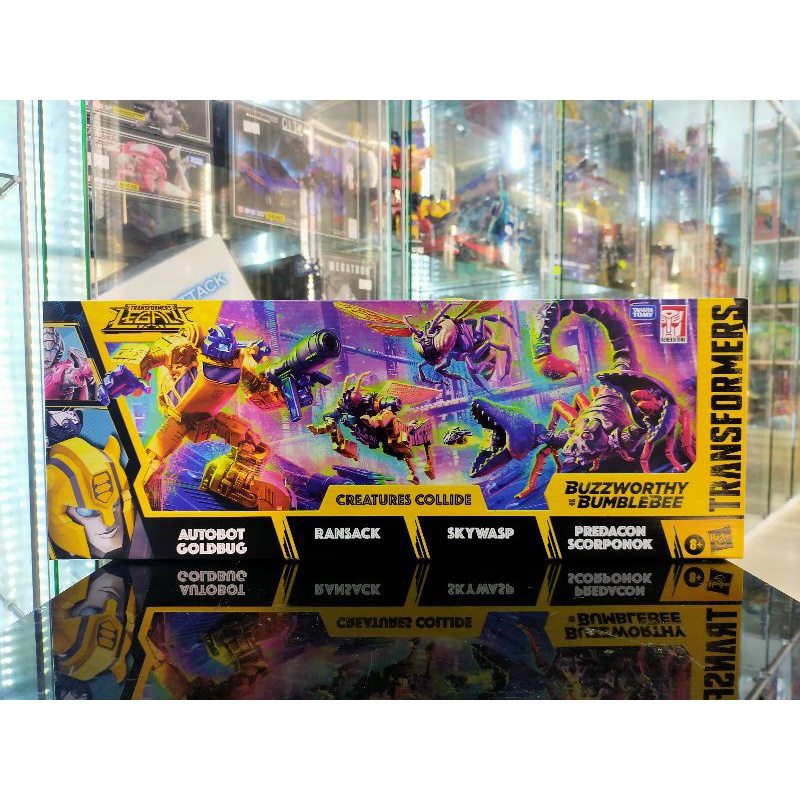 Transformers Legacy Buzzworthy Bumblebee 4-Pack GoldBug / Ransack ...