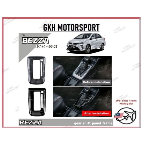 perodua bezza 2016 2017 2018 2019 2020 2021 2022 black carbon fiber ...