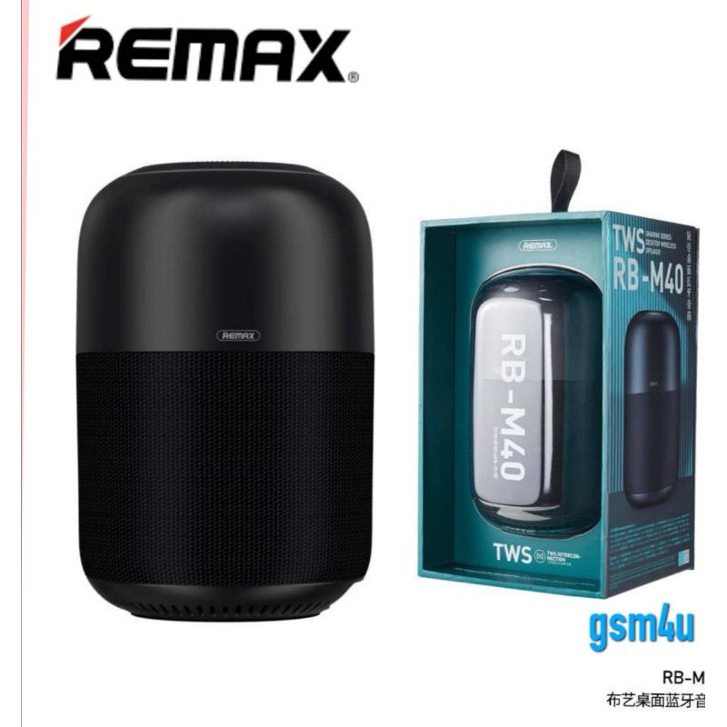 REMAX RB M40 TWS Sharing Series Desktop Wireless Speaker High Resolution Audio Support TF Card