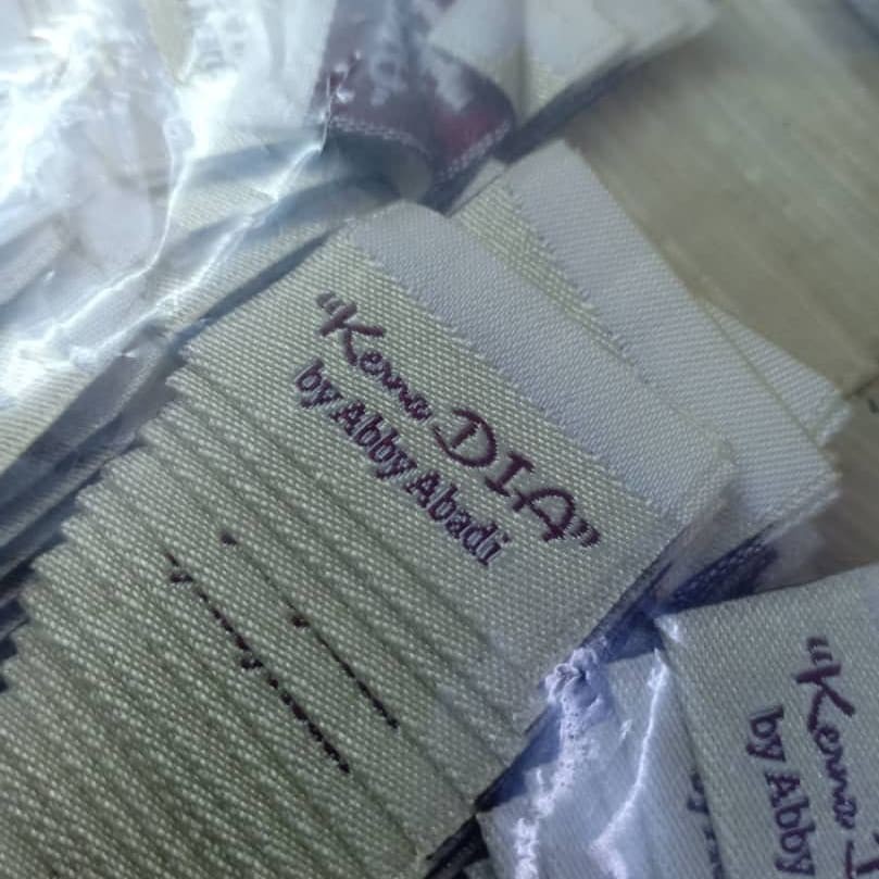 WOVEN/SATIN SULAM LABEL 20MM X 50MM | Shopee Malaysia