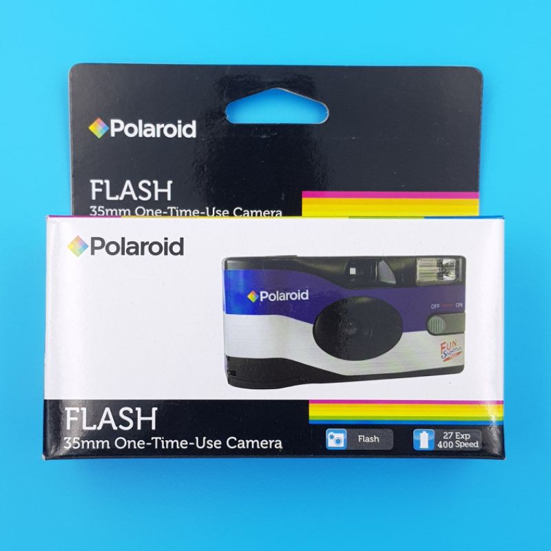 [27 Shot] Polaroid 400 Flash Disposable Camera 27Exp June 2021 (with