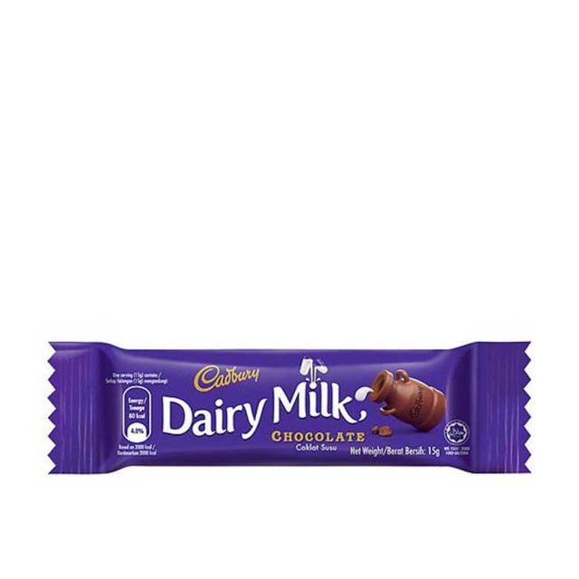 Cadbury dairy milk chocolate 15g | Shopee Malaysia