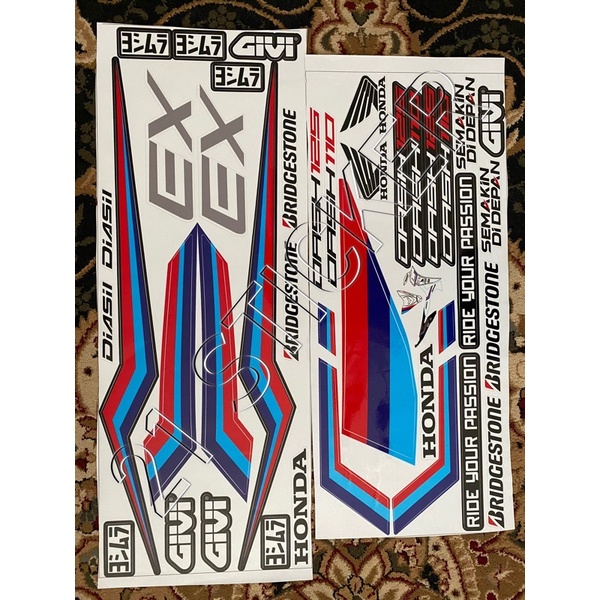 STICKER HONDA DASH 110/125 V2-V4 EX | Shopee Malaysia