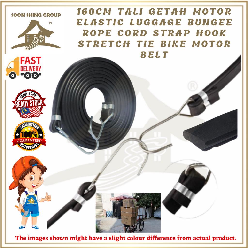 160cm Elastic Cord / Tali Getah Motor / Elastic Luggage Bungee Rope ...