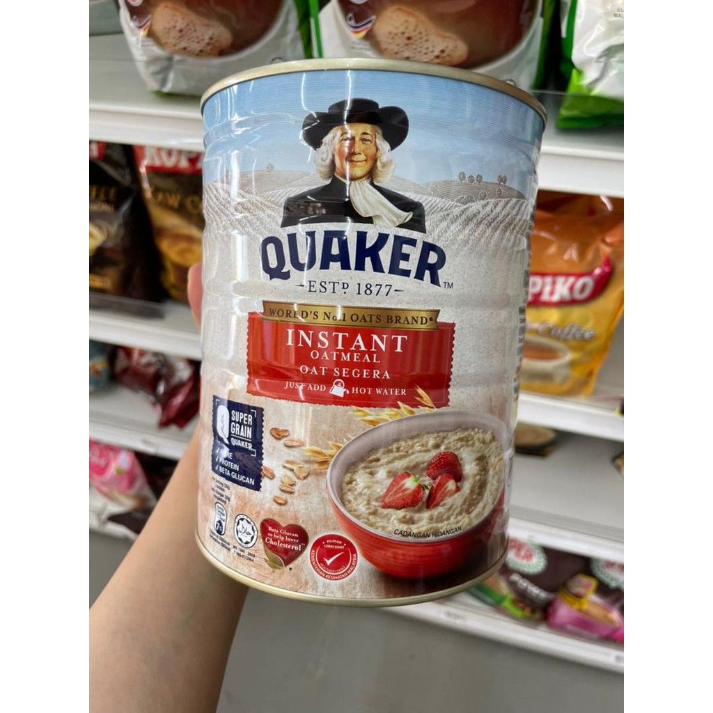 Quaker Instant Oatmeal 800g Tin Shopee Malaysia