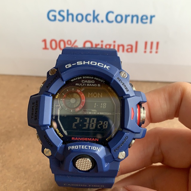 G-SHOCK レンジマン GW-9400NVJ 青 カーボンファイバー G-Shock GW