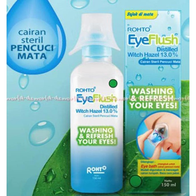 MATA Discount ROHTO EYE FLUSH Sterile Liquid EYE Wash 150ML Shopee