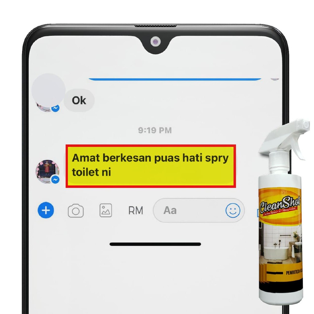🔥[ READY STOCK ]🔥 Cleanshot - Hanya Spray Je Tandas Dah Berkilat ...