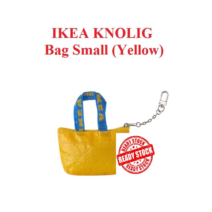 IKEA KNOLIG Multipurpose Small Coin Bag Yellow Color 504.782.59