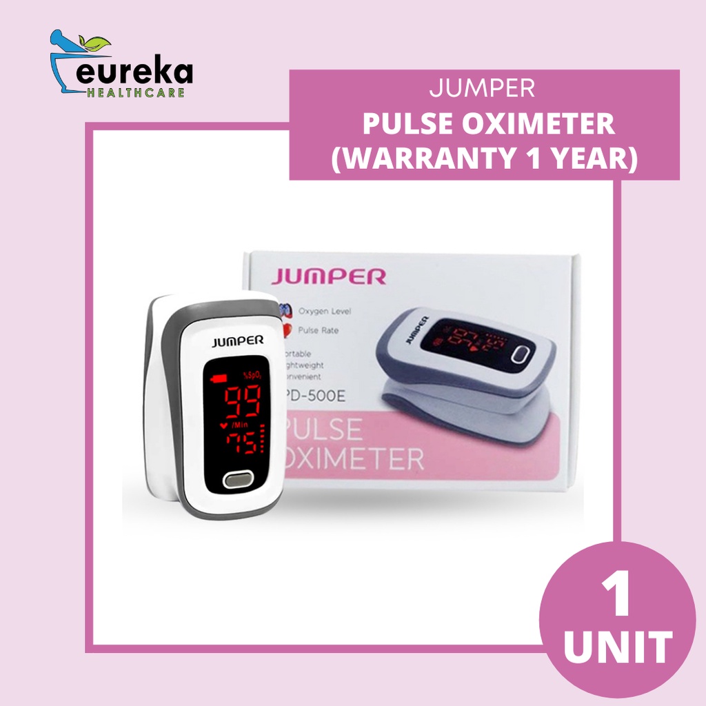 JUMPER PULSE OXIMETER JPD500E LED VERSION (1 YEAR WARRANTY) Shopee