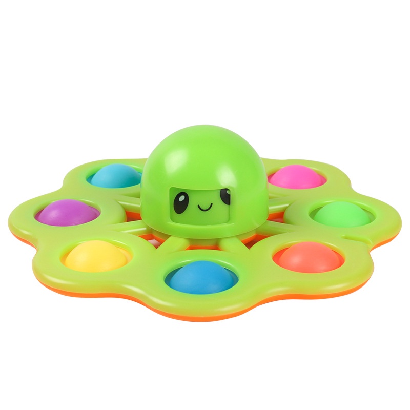 Pop It Octopus Fidget Toy Flip Decompression Gyro Creative Children's