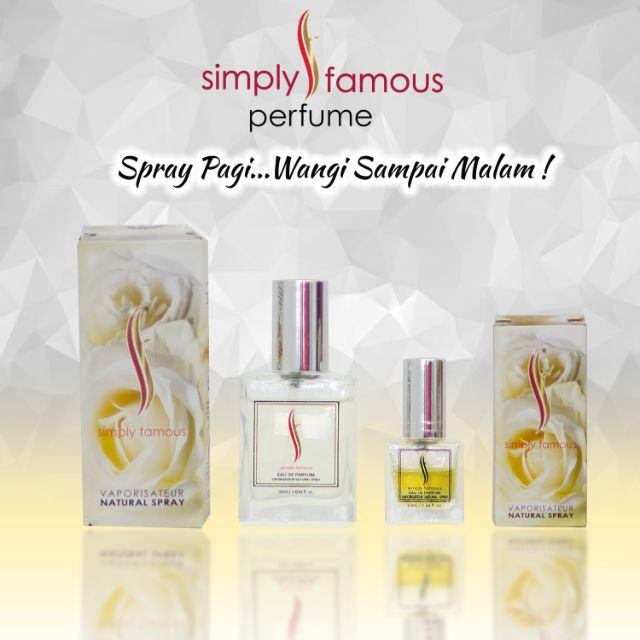 SIMPLY FAMOUS PERFUMES SET FREE SHIPPING BAU boleh campur