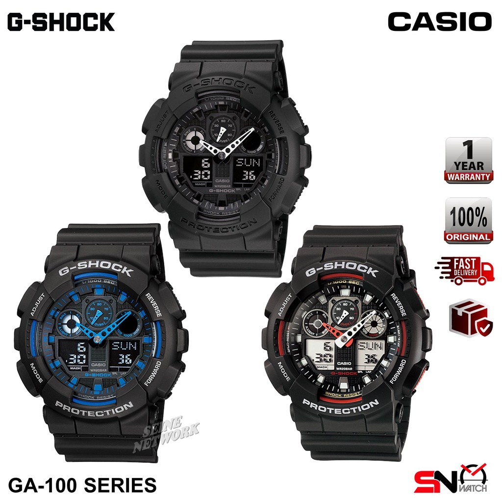 G shock ga 100 adjust hands hot sale