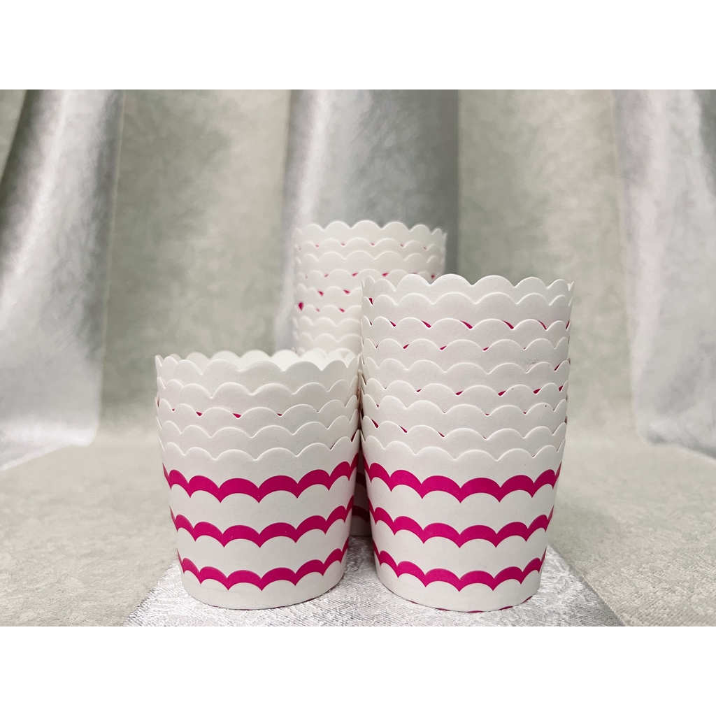 50+- pcs/Roll Colorful Small Paper Cup for Muffin Cup Bekas Kek CupCake ...