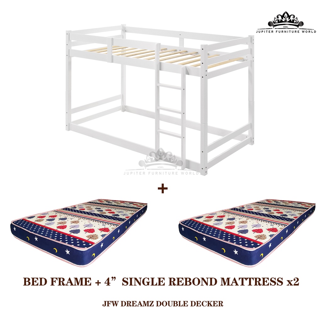 JUPITER FURNITURE WORLD [JFWTWISTY DOUBLE DECKER] BUNK BED/WOODEN