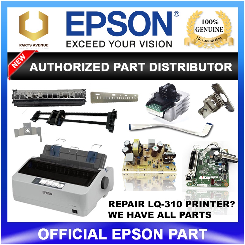 OFFICIAL EPSON LQ310 Printer Accessories Parts Print Head Holder Cable ...