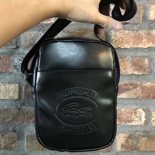 Supreme Lacoste Sling Bag Shoulder Bag 18ss | Shopee Malaysia