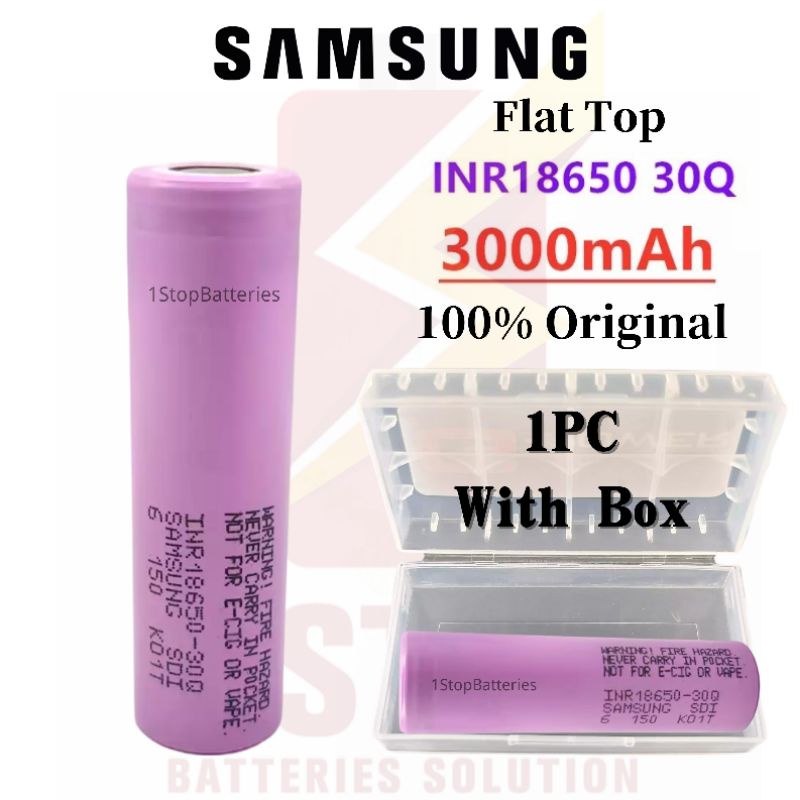 100% Original Panasonic 18650 3400mAh NCR18650B 3.7v Li-ion / Samsung ...