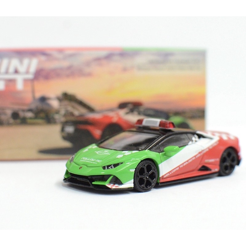 MINI GT 1/64 #193 LAMBORGHINI HURACAN EVO BOLOGNA AIRPORT 2020 FOLLOW-ME CAR  | Shopee Malaysia