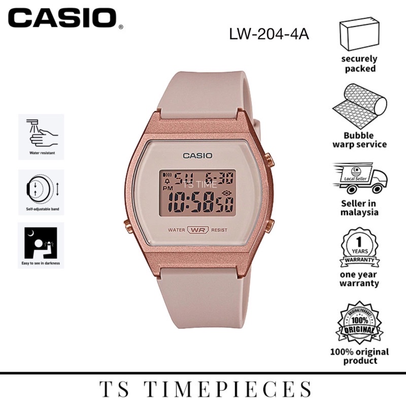 CASIO Lady Digital Watch LW2044 / LW2041A / LW2041B / LW2041
