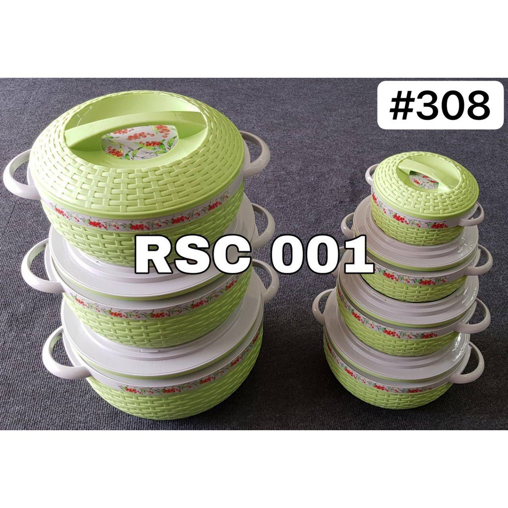 7 Pcs Of Nayasa Ambrosia Insulated Casserole ( Hot Pot ) Shopee Malaysia