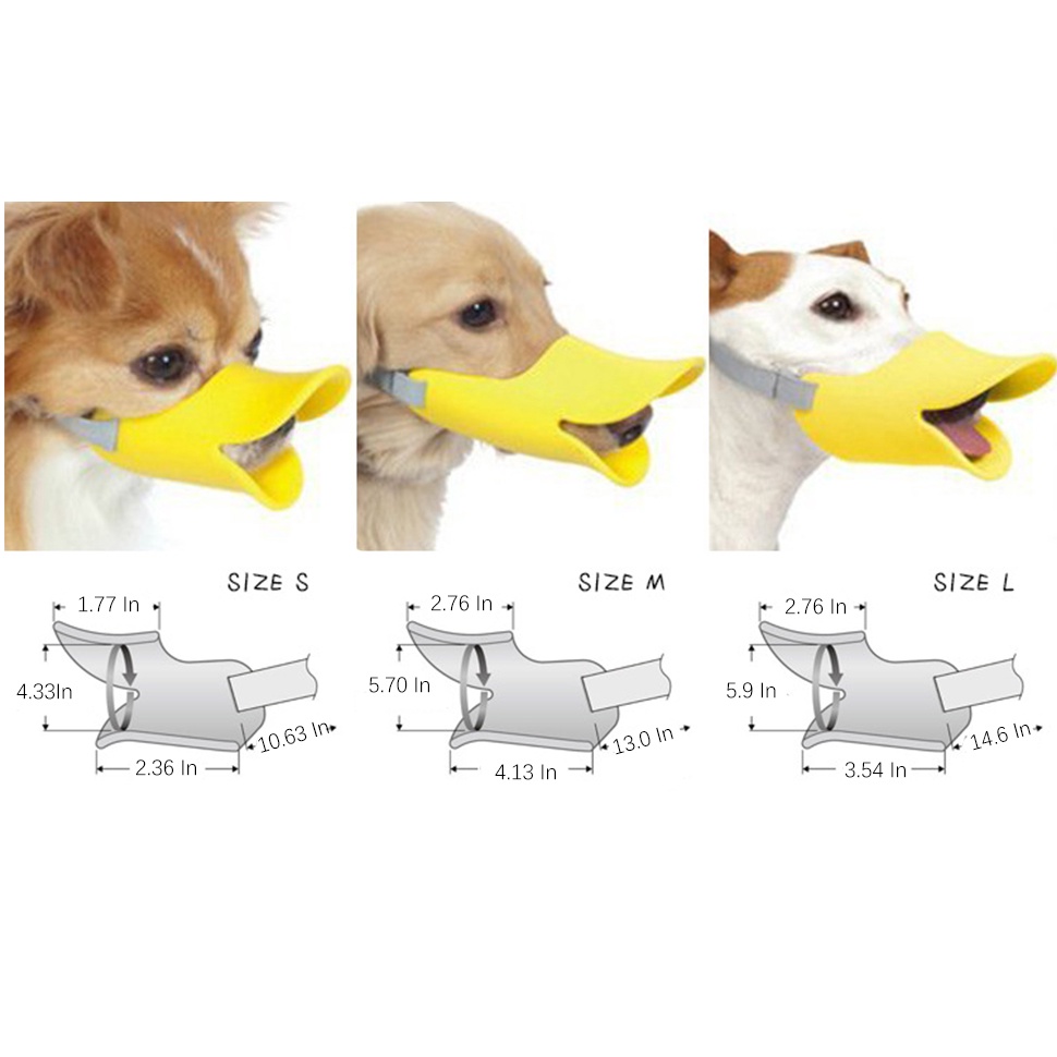 EK9 Donald Duck Anti Bite Muzzle 狗狗鸭嘴口罩 Shopee Malaysia