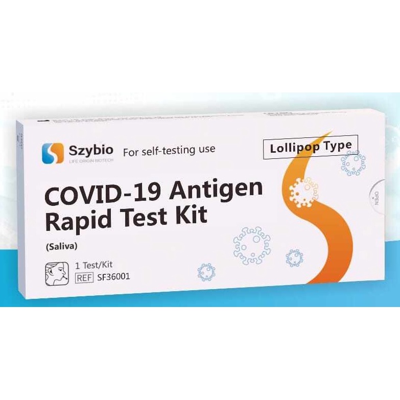 [EXP 31/8/2023] SZYBIO Lollipop COVID19 Antigen Rapid Test Kit HIGH