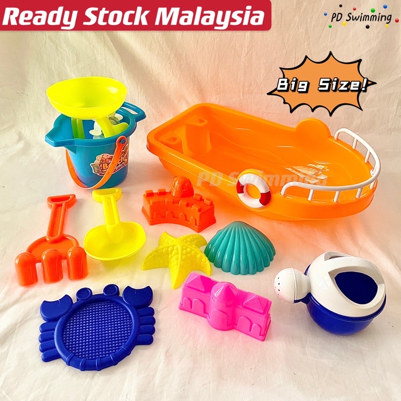 💥[Ready Stock 🇲🇾]11pcs Beach Sand Toys Set play set Mainan Pantai