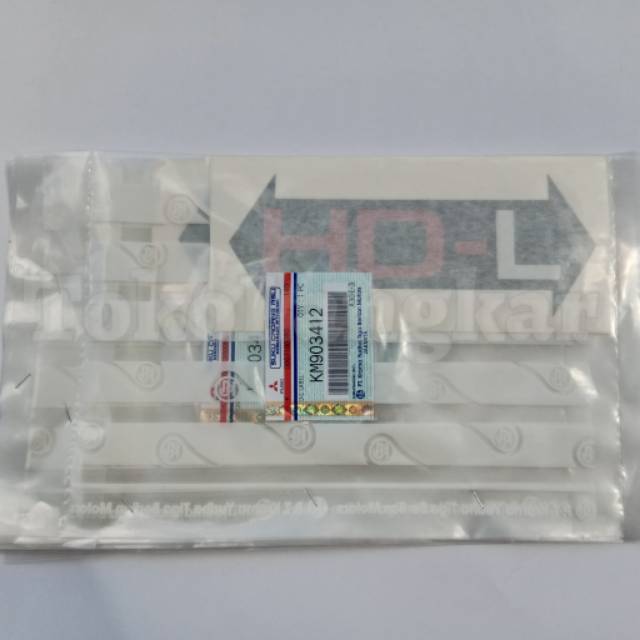 Hd-l Sticker for Mitsubishi Canter - Original Part | Shopee Malaysia