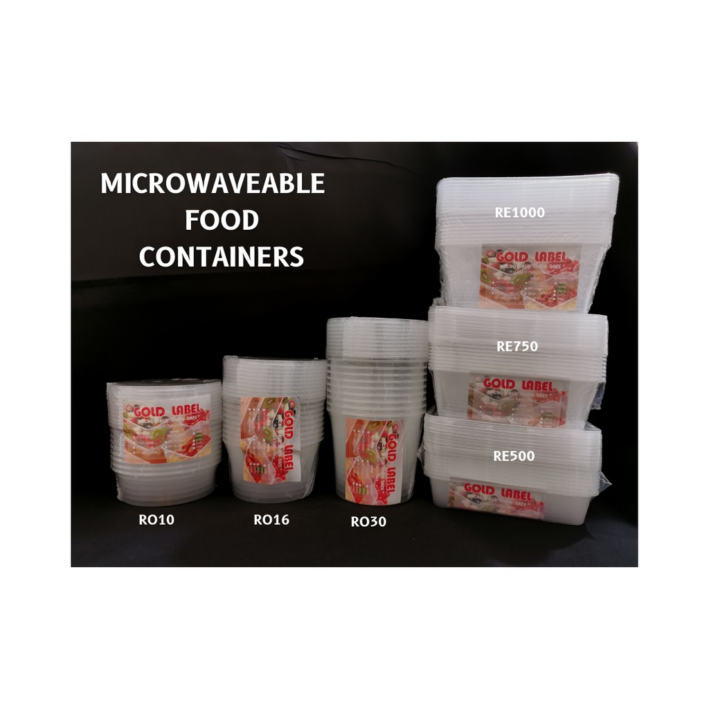 I-Box Brand (Not in photo) Microwaveable Container (10pcs/pack ...