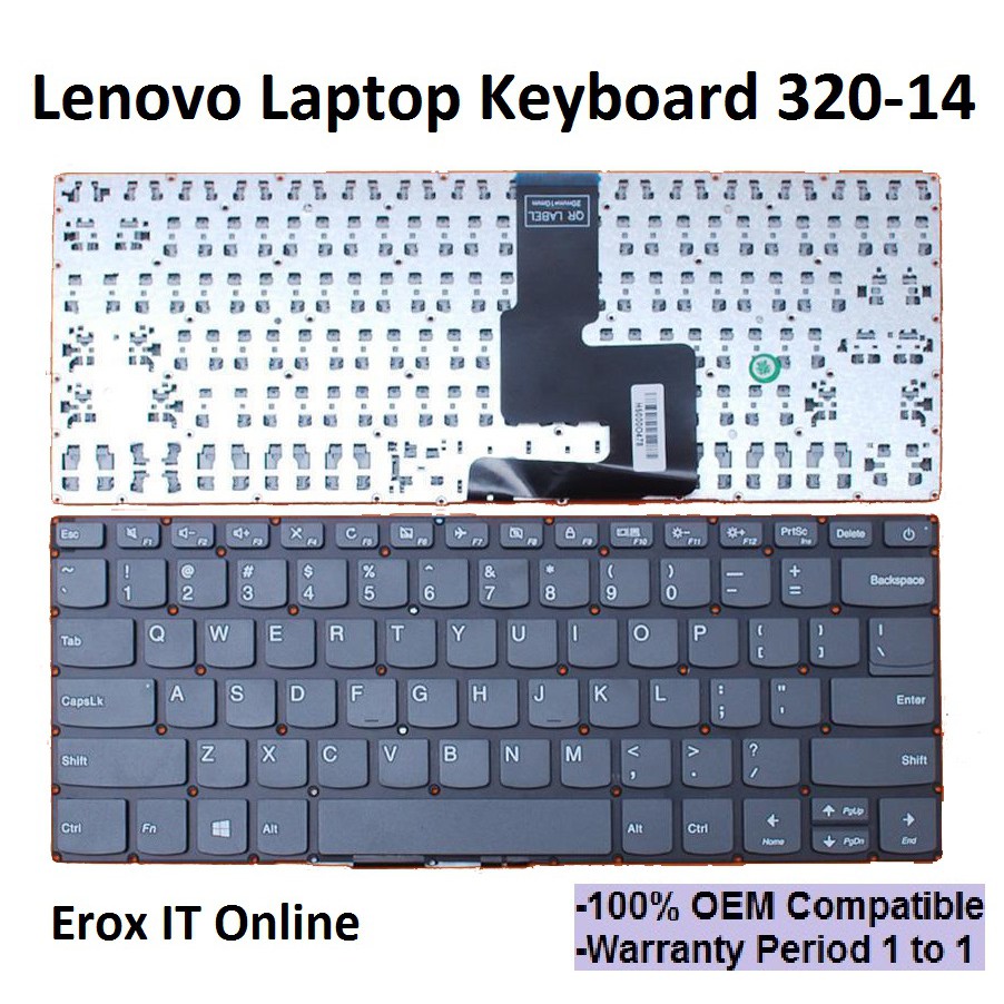 Lenovo Ideapad 7000 120s 14iap 320 14ast 320 14ikb 330s 14ikb 520 14ikb 320 14 Laptop Keyboard 3226