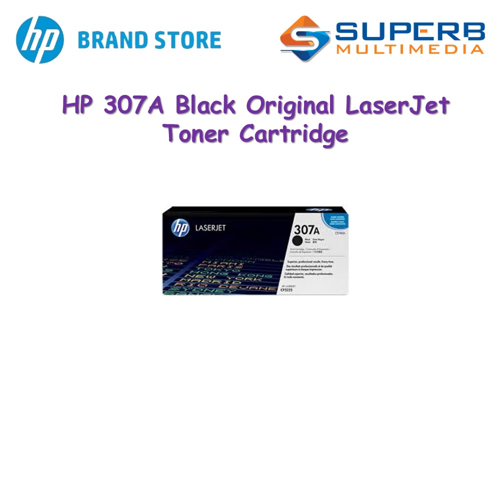 HP 307A Black Original LaserJet Toner Cartridge | Shopee Malaysia