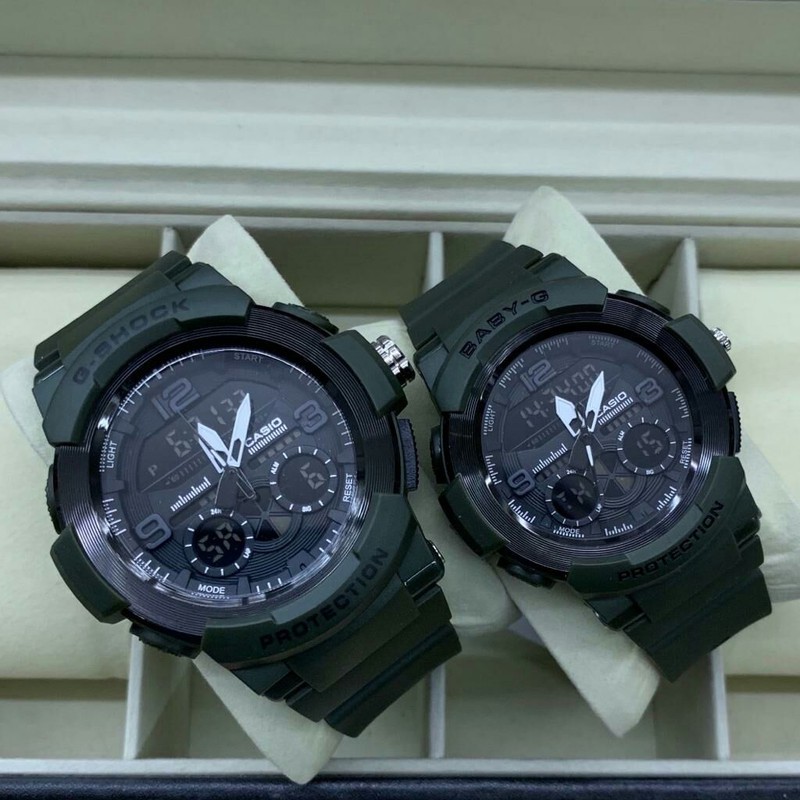 SPECIAL PROMOTION CASI0 G SHOCK PROTECTION DIGITAL COUPLE WATCH