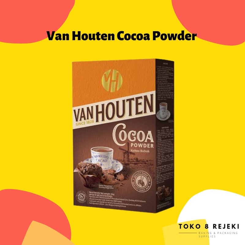 Van Houten Cocoa Powder Chocolate Powder 165gr 