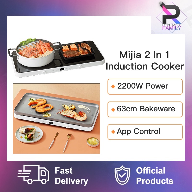 Xiaomi Mijia Double-pot Induction Cooker IH Electromagnetic Temperature ...