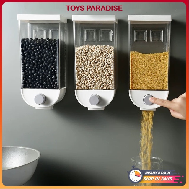 Malaysia Stock Wall Hanging Cereal Dispenser Beans Dispenser Dry Food