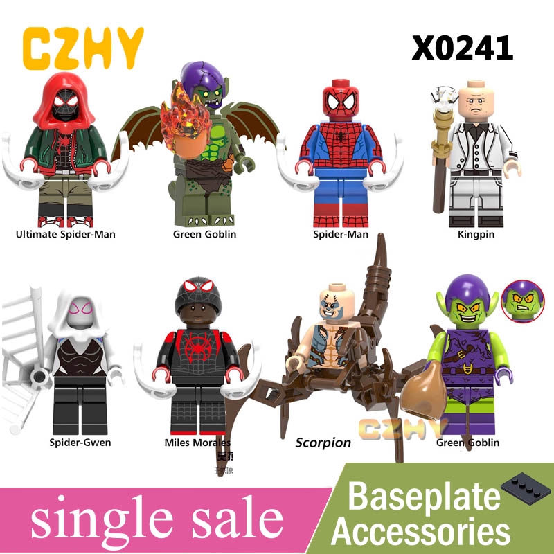 Spider Man Building Blocks Kingpin Mini Figures Toys Super Heroes ...