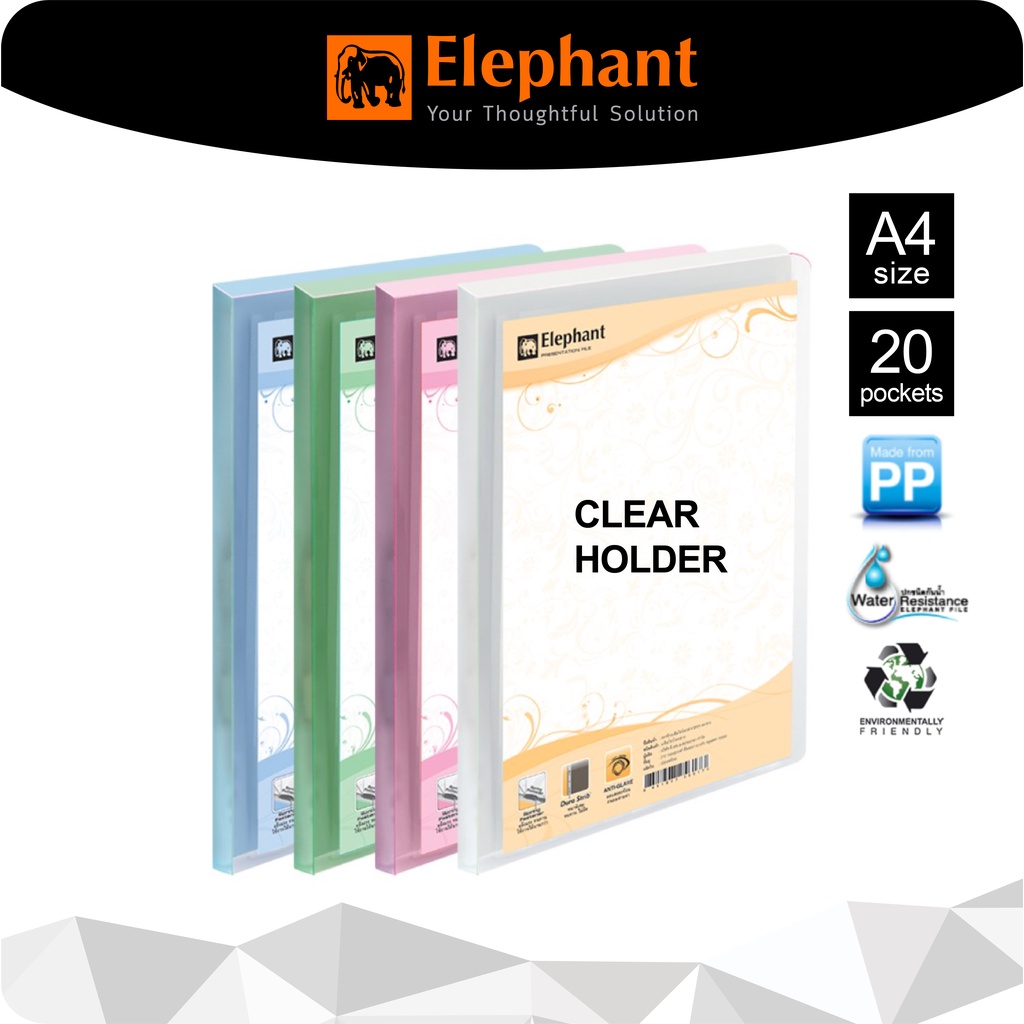 Elephant Refillable Presentation File SF01 A4 | Shopee Malaysia